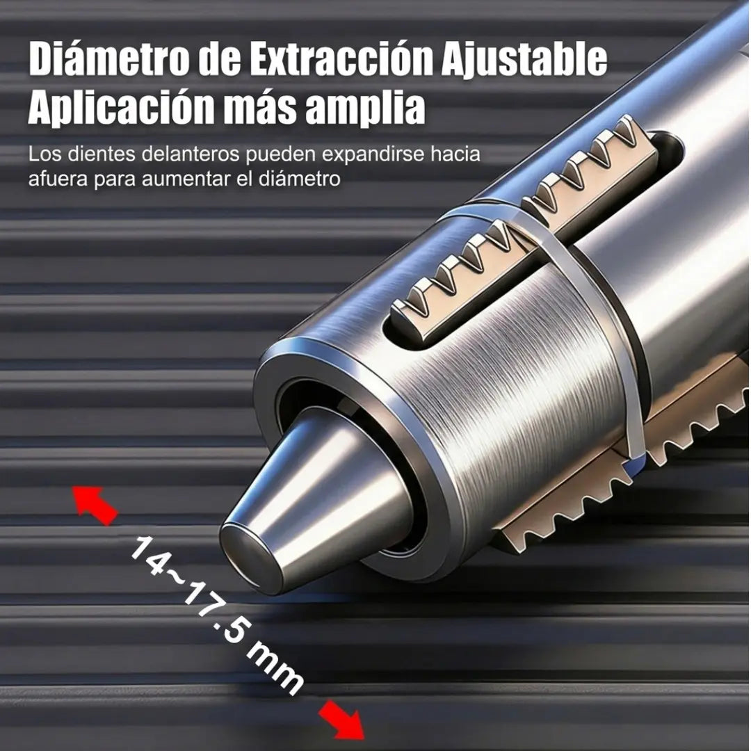 Tubo atascado. ExtractaPro lo saca en 2 minutos. Sin romper nada