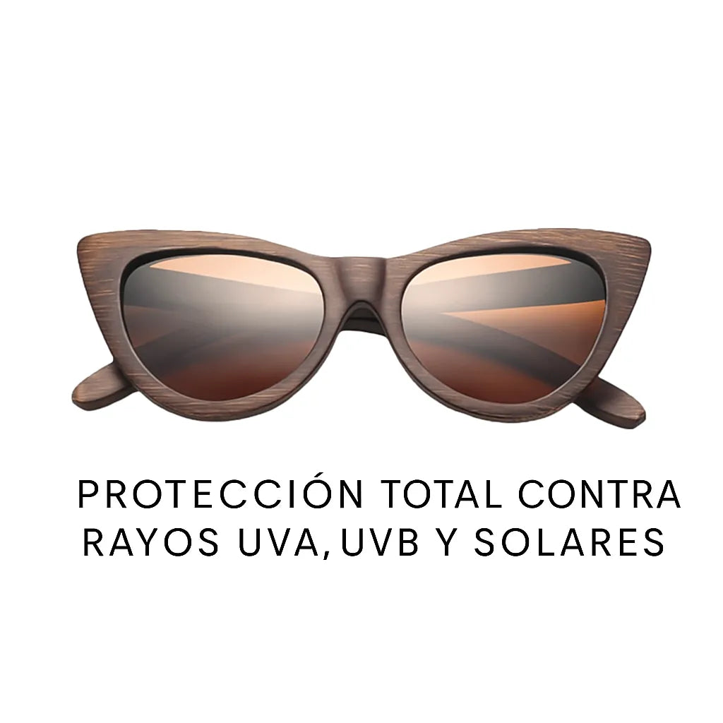 Bambú Chic – Elegancia Natural Con Protección UV 400 + Paño y Estuche