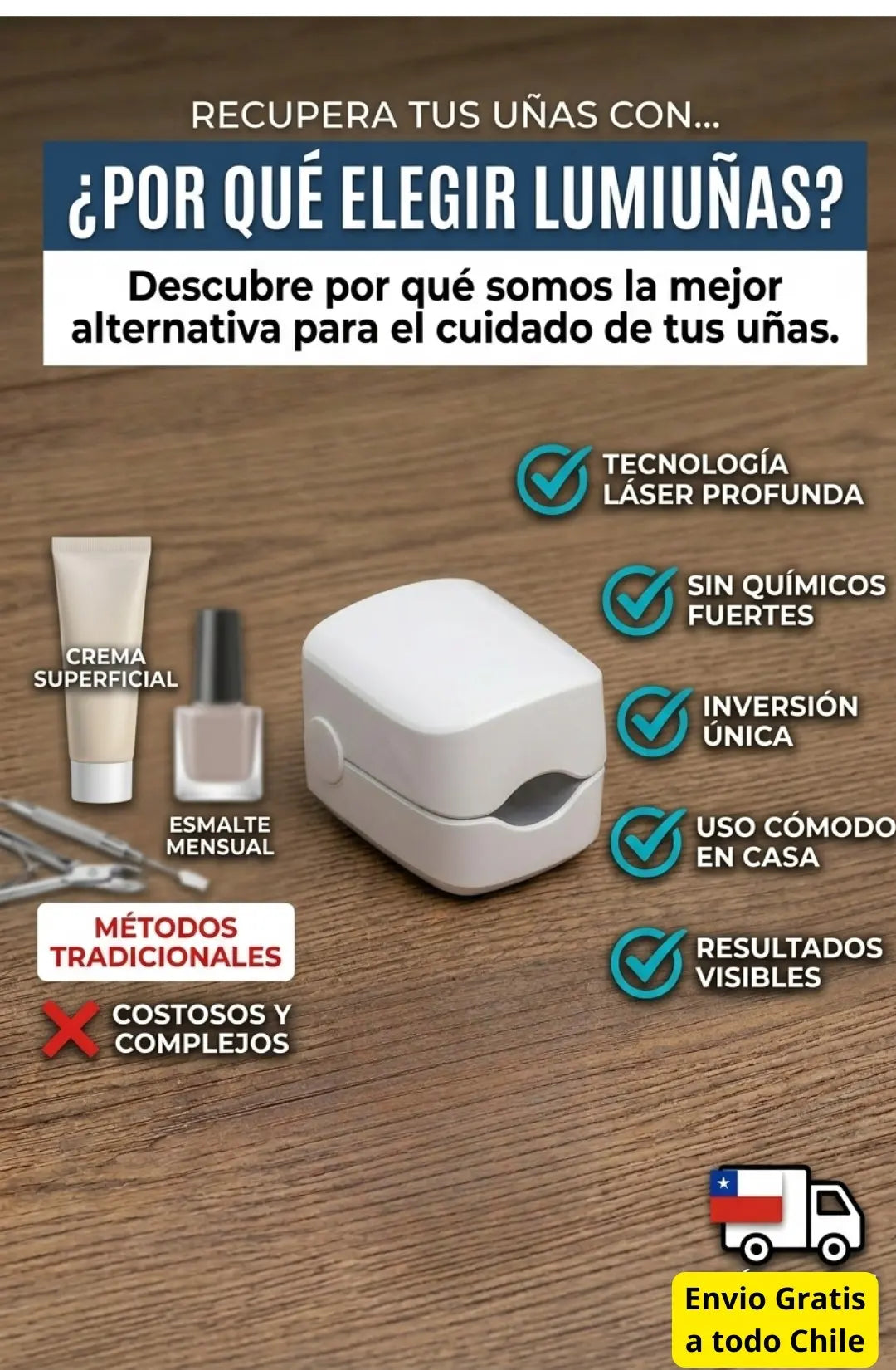 LumiUñas: Elimina Hongos de las Uñas