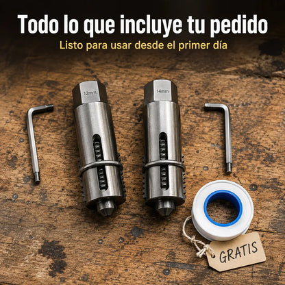 Tubo atascado. ExtractaPro lo saca en 2 minutos. Sin romper nada