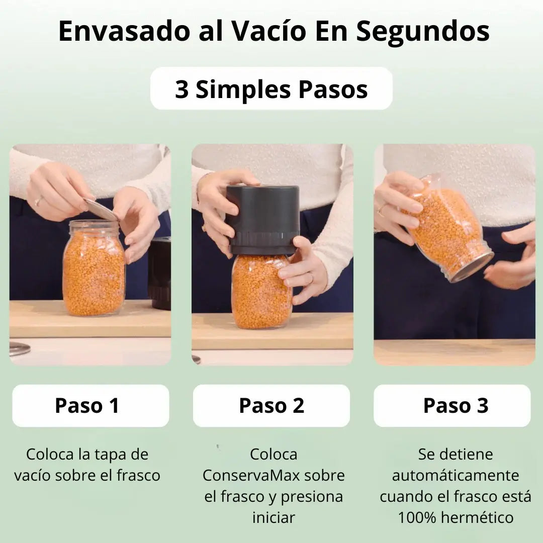 ConservaMax: Frescura 5 veces más Tiempo