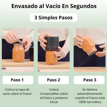 ConservaMax: Frescura 5 veces más Tiempo