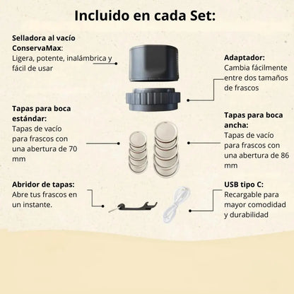 ConservaMax: Frescura 5 veces más Tiempo