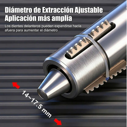 Tubo atascado. ExtractaPro lo saca en 2 minutos. Sin romper nada