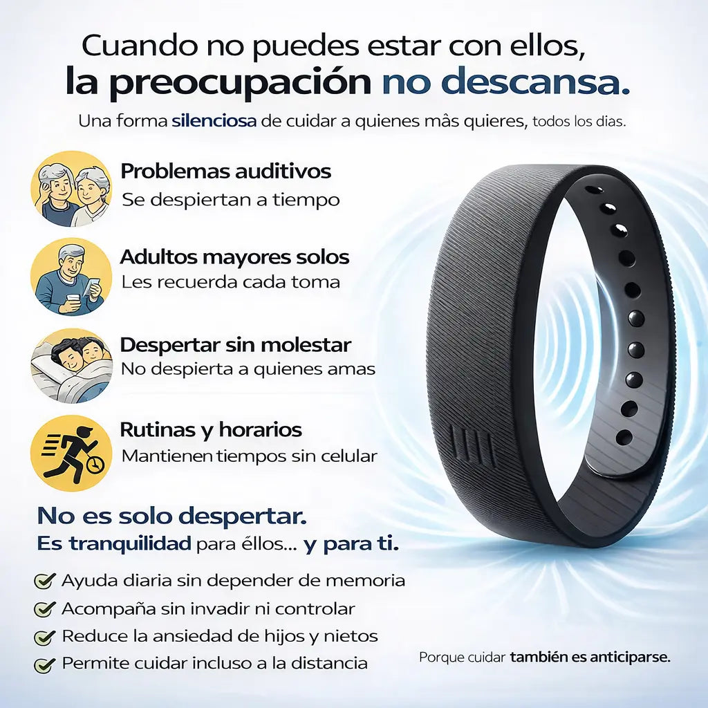 SilentWake: Alarma Pulsera Vibratoria